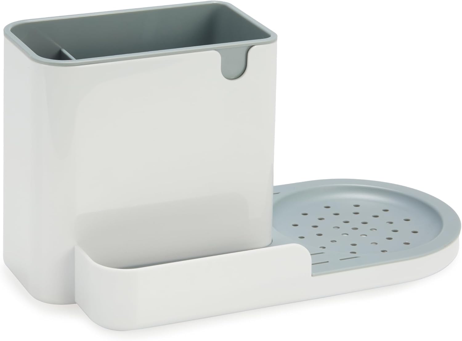 Detalle 2 de Amazon Basics Kitchen Sink Organiser/Sponge Holder, Large, White