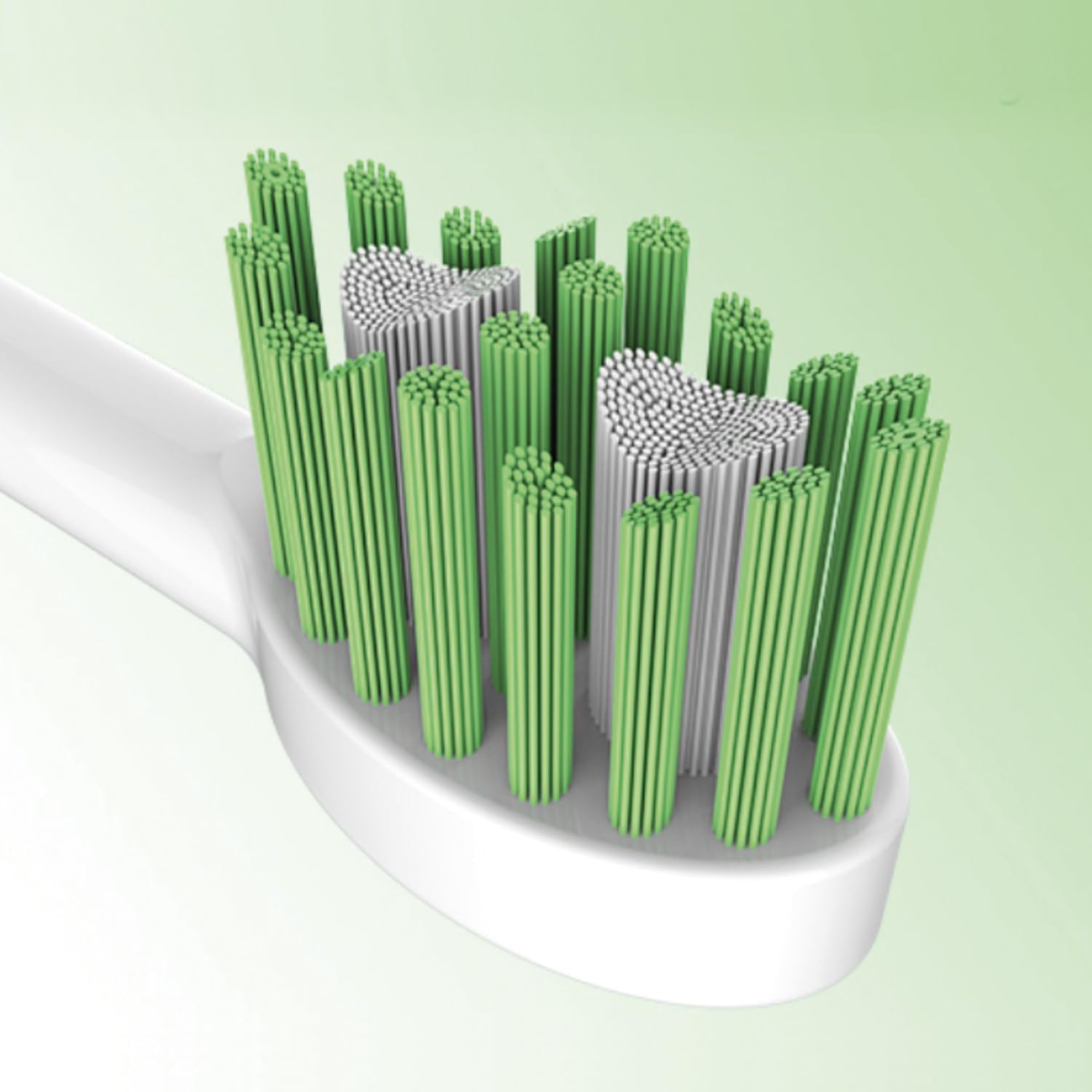 Detalle de Spazzolino ApaCare Sonic 3D Sensitive bianco con setole sensibili