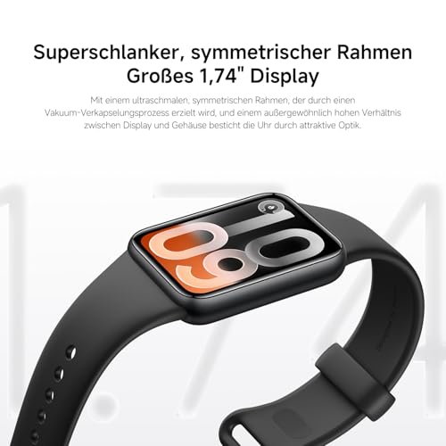 Detalle de XIAOMI Smart Band 10 Pro – Fitness-Armband in Schwarz