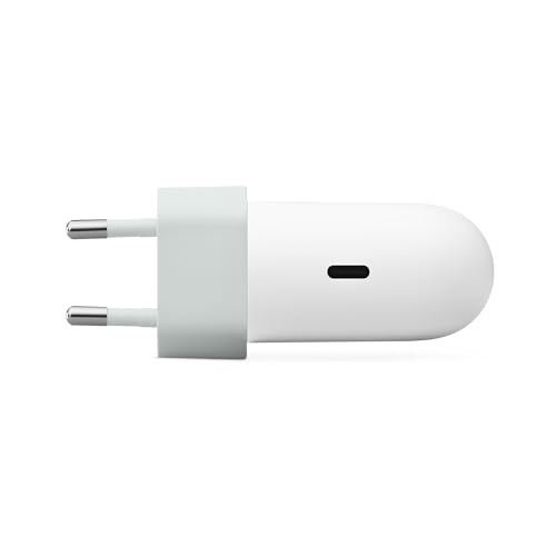 Detalle 2 de Caricatore Google USB-C 45 W: ricarica rapida per Pixel e oltre – Bianco ghiaccio