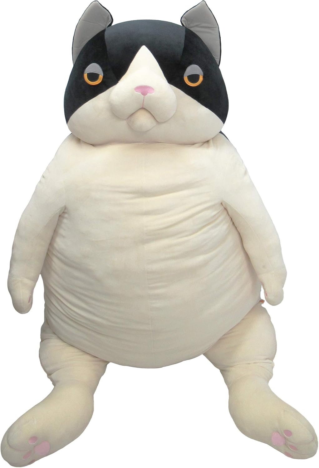 Thumbnail 6 de シナダグローバル もちシリーズ もちねこ MONE-0350HG ハチワレ グレー L ぬいぐるみ