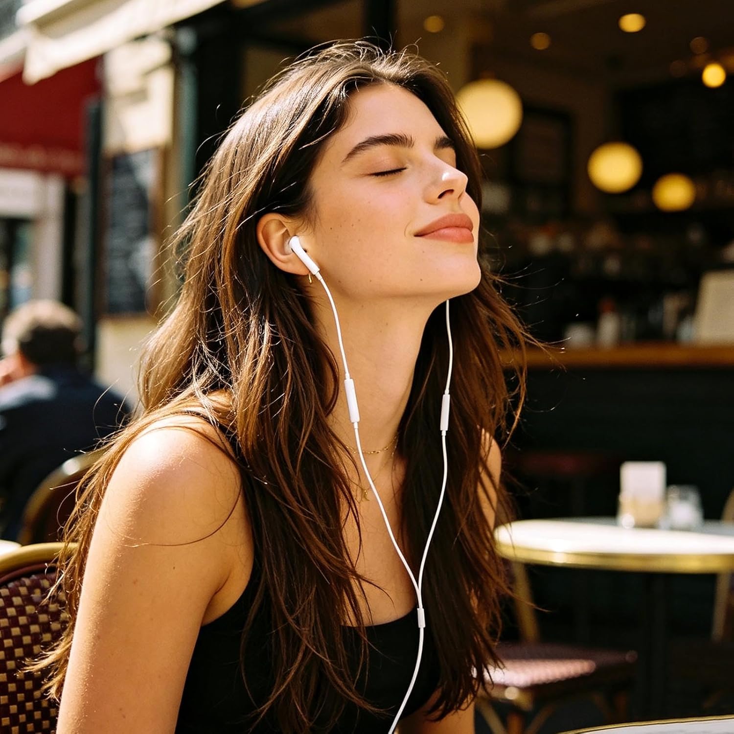 Thumbnail 6 de USB C Headphones: Wired In-Ear Earbuds with Mic & Volume Control