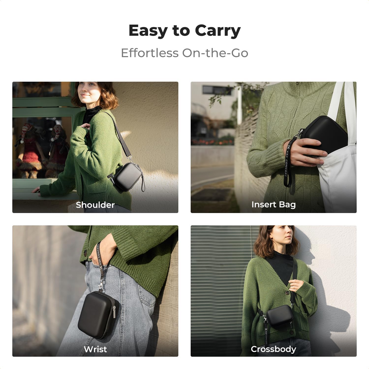Thumbnail 5 de Étui pour appareil photo K&F CONCEPT compatible Sony RX100, Canon G, Fujifilm XQ1/XQ2 et Leica/Panasonic LX