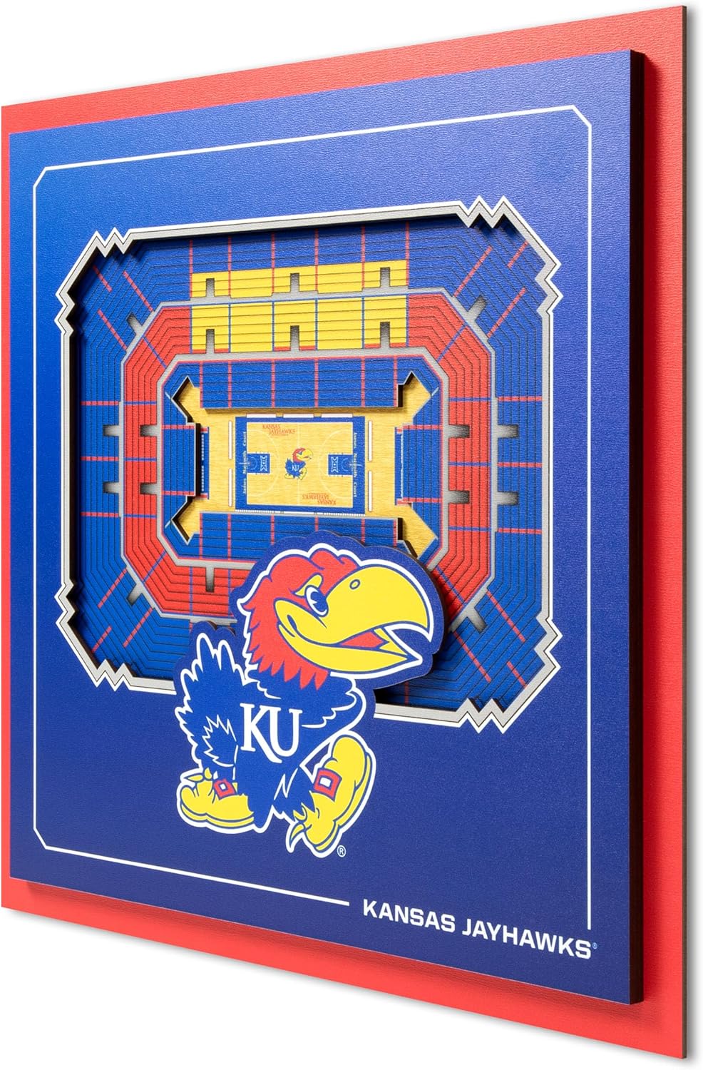 Thumbnail 6 de YouTheFan Officially-Licensed NCAA Stadium Series 3D Wall Art (12” x 12”)