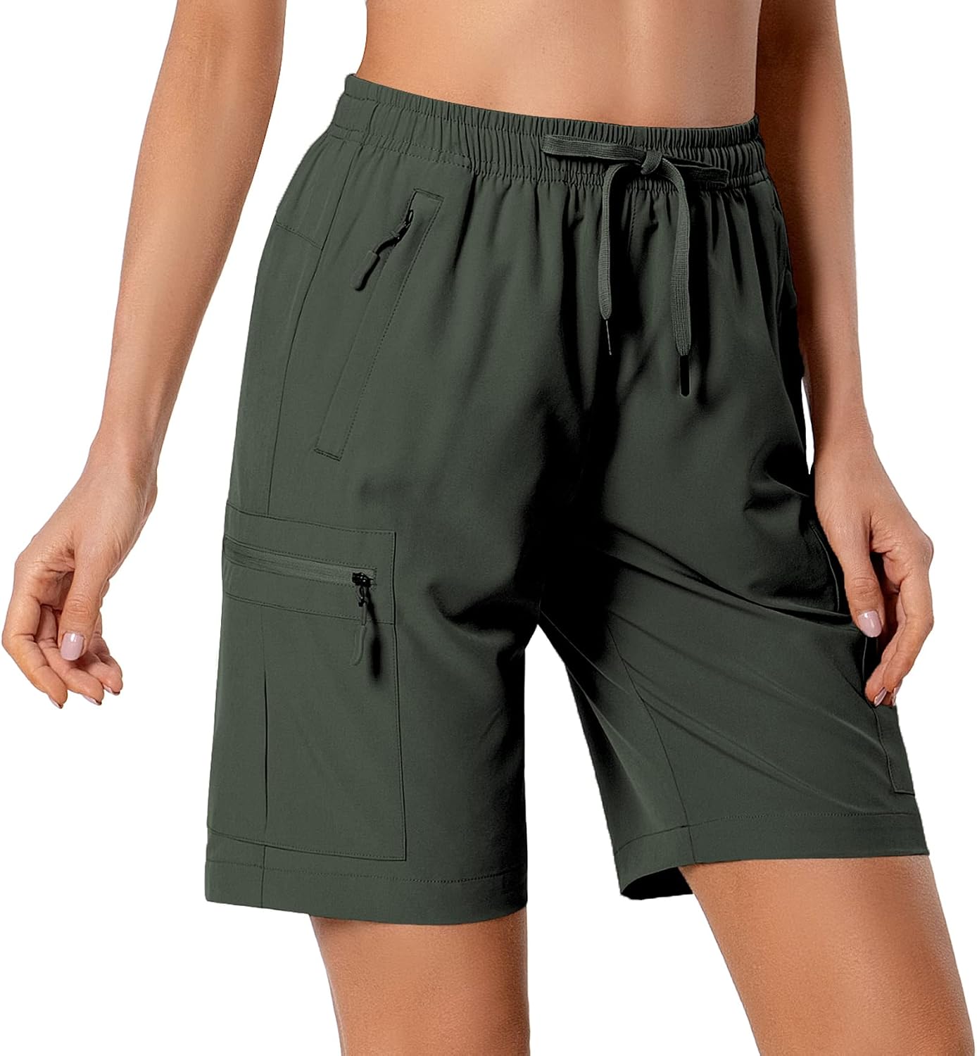 Detalle de Hugut Women's Lightweight Hiking Cargo Shorts
