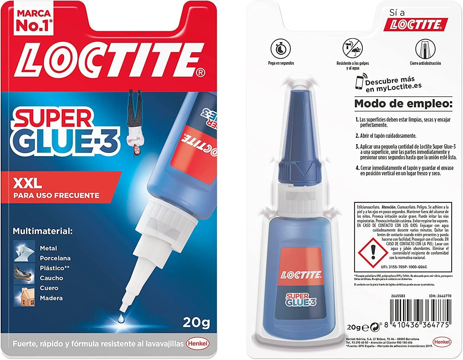Thumbnail 1 de Loctite Super Glue-3 XXL adhesivo