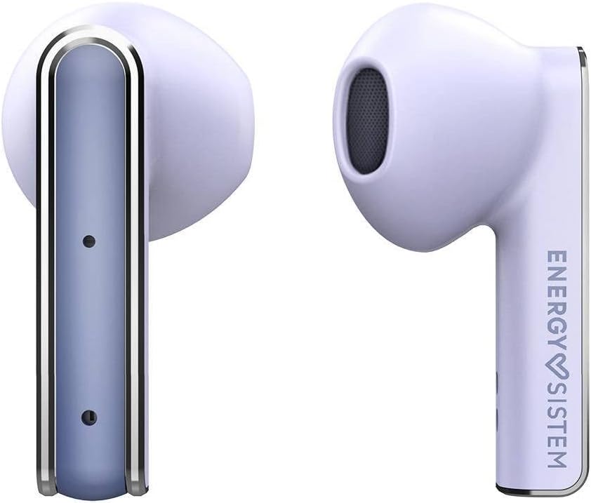 Detalle de Energy Sistem Style 4 – fioletowe słuchawki douszne Bluetooth 5.1 z etui