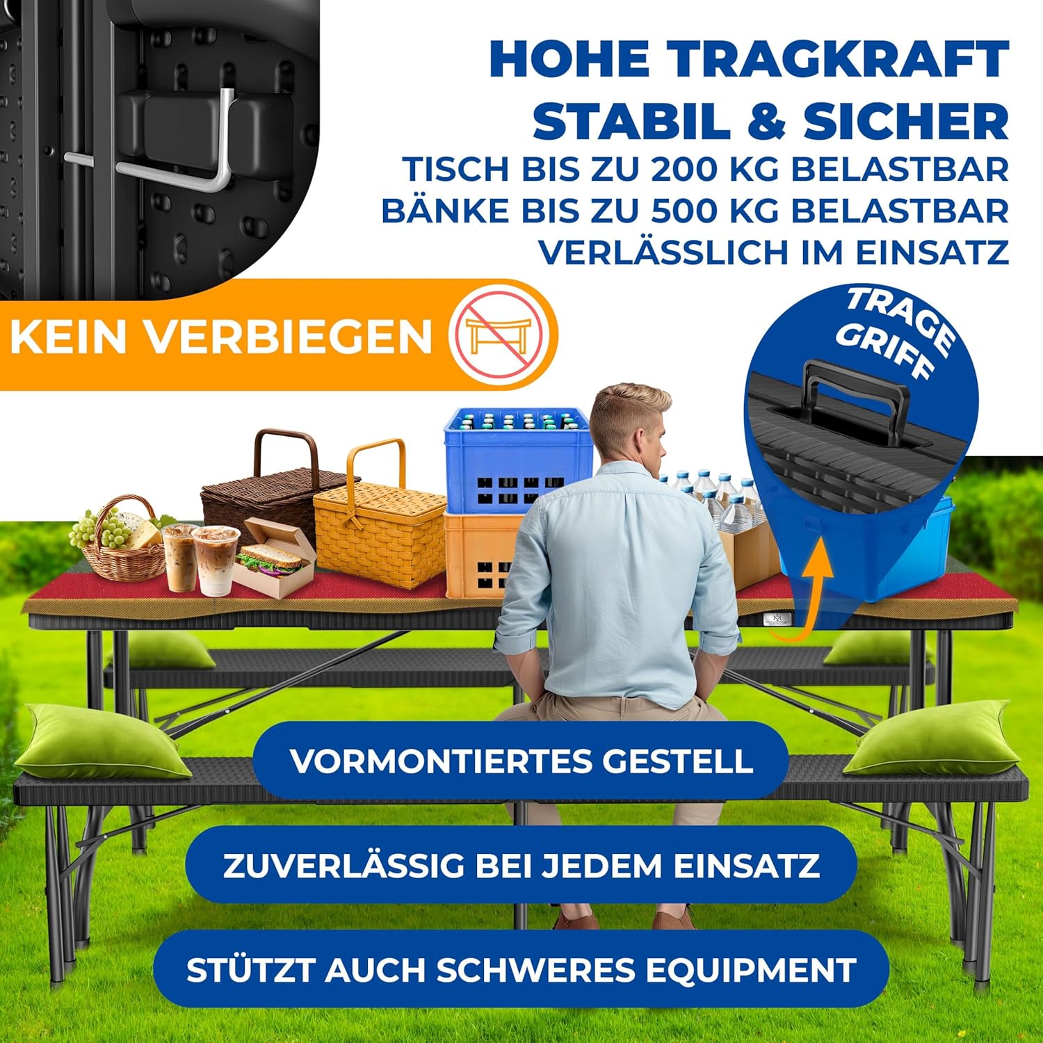 Thumbnail 3 de KESSER Bierzeltgarnitur 183x76x74 cm