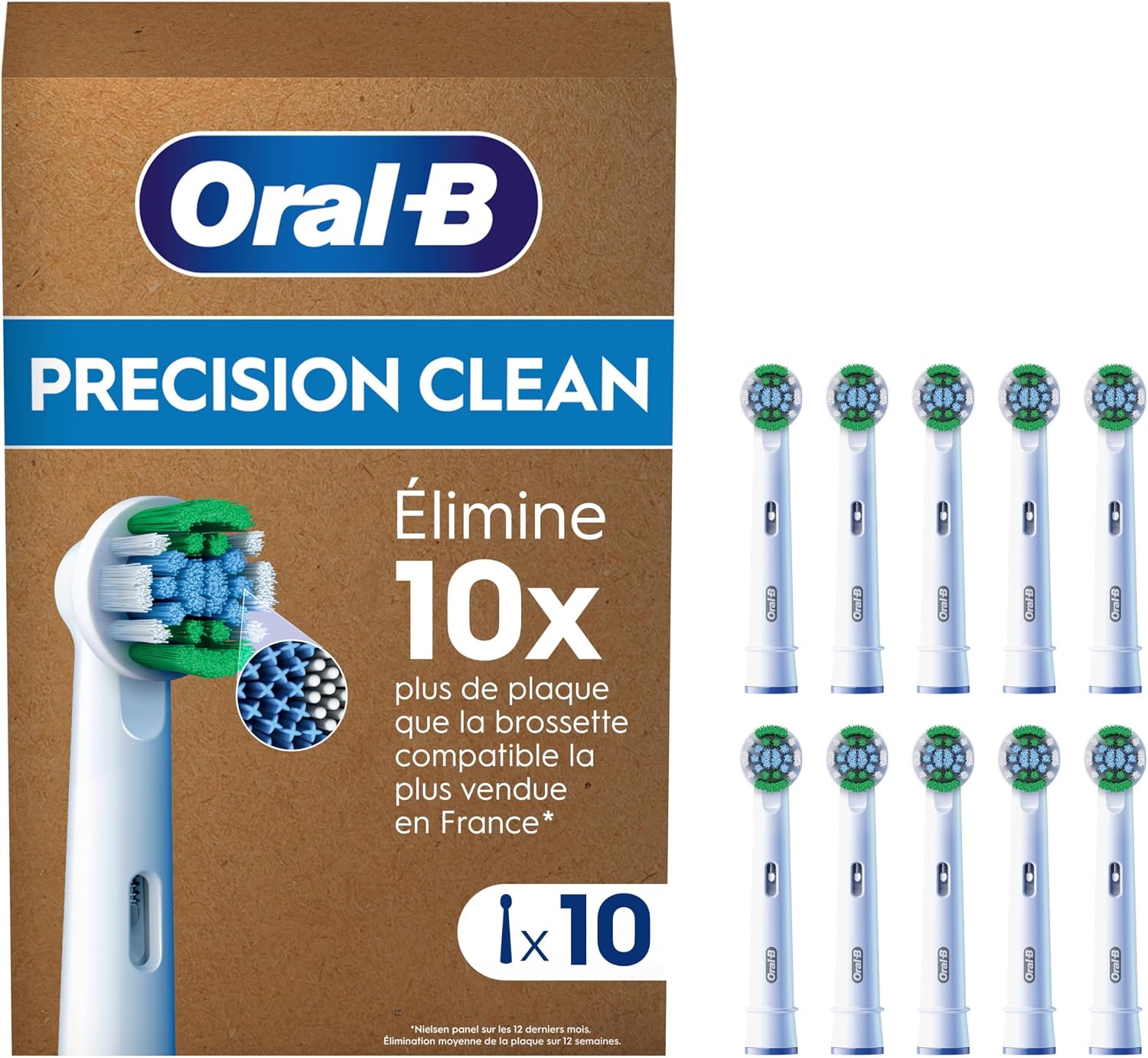 Detalle de Oral-B Pro Lot 10 brossettes Précision 🪥