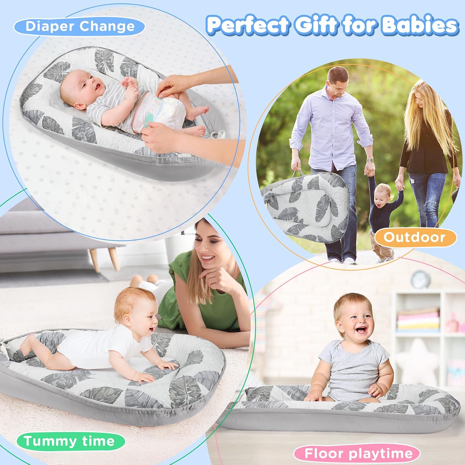 Thumbnail 6 de URMYWO Baby Nest Lounger for 0–12 Months 👶