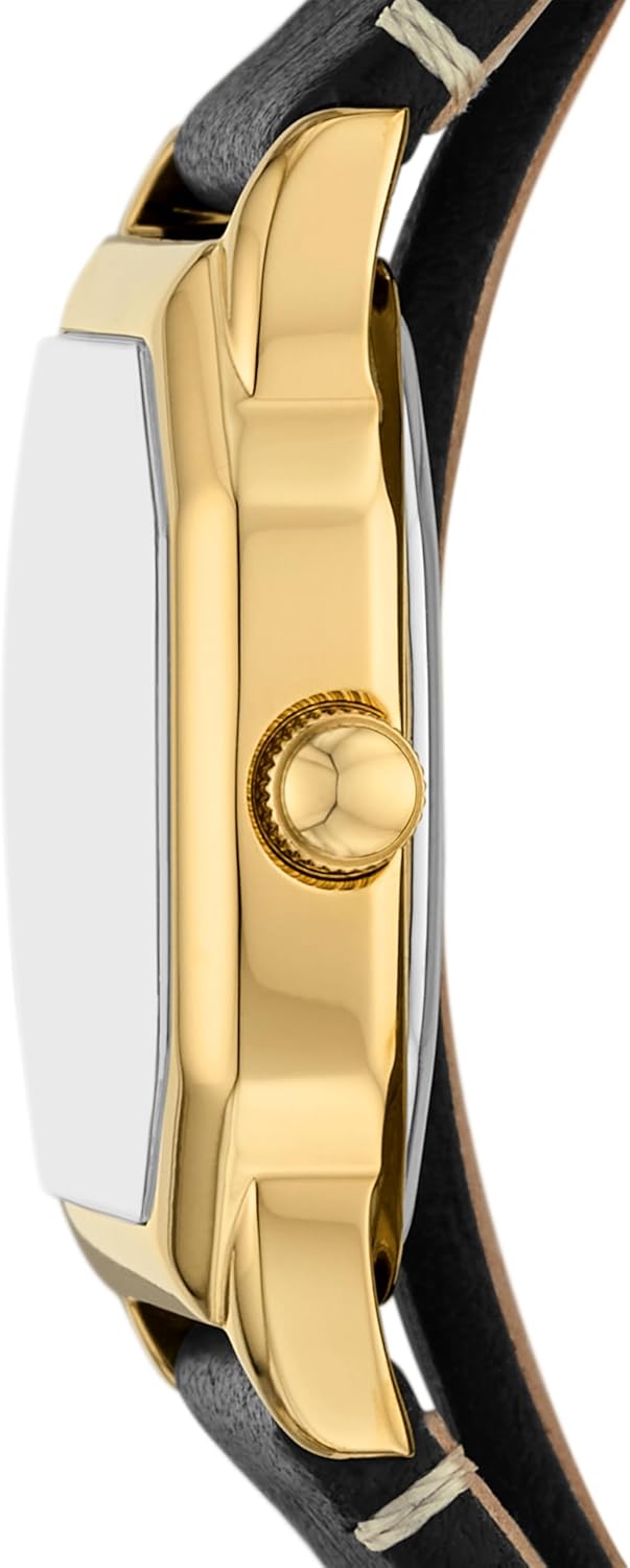 Thumbnail 2 de Fossil Harlow Damen 27 mm Edelstahl-Uhr ES5404 (schwarz) mit Lederband