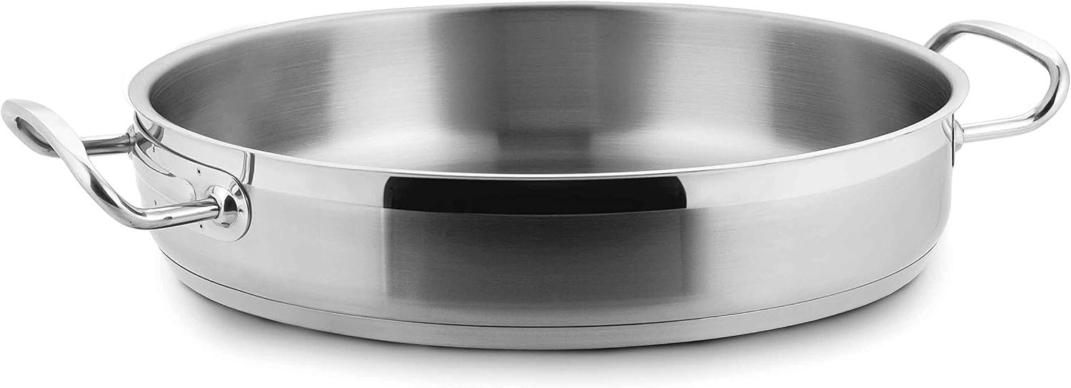 Detalle de Lacor ECO-Chef, patelnia ze stali nierdzewnej 32 cm, 5 l, do piekarnika