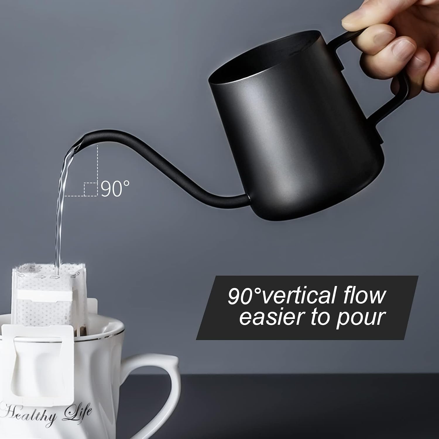 Detalle 2 de PARACITY Pour Over Kettle-schenkketel van 350 ml met zwanenhals