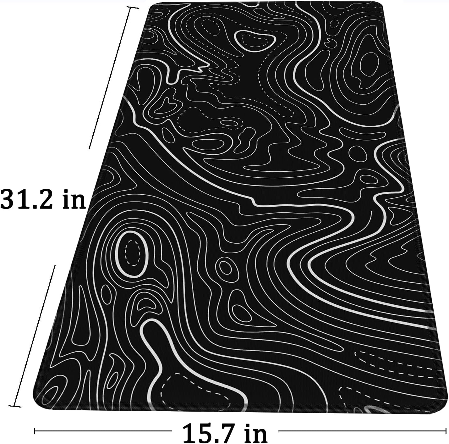 Detalle 2 de Hsmienk Extended Gaming Mouse Pad, 31.5 x 15.7 in, Waterproof, Stitched Edges