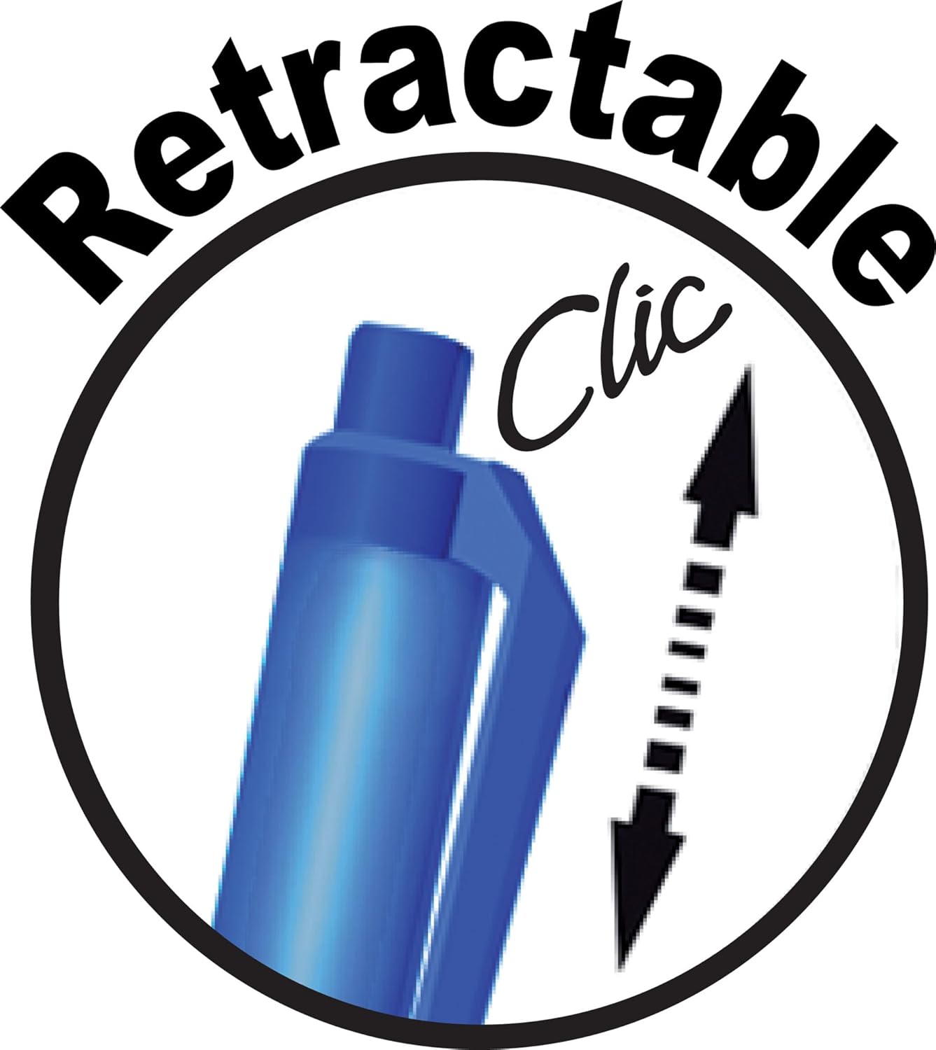 Thumbnail 4 de BIC Soft Feel – Stylos bille rétractables 1,0 mm, noir, blister 15