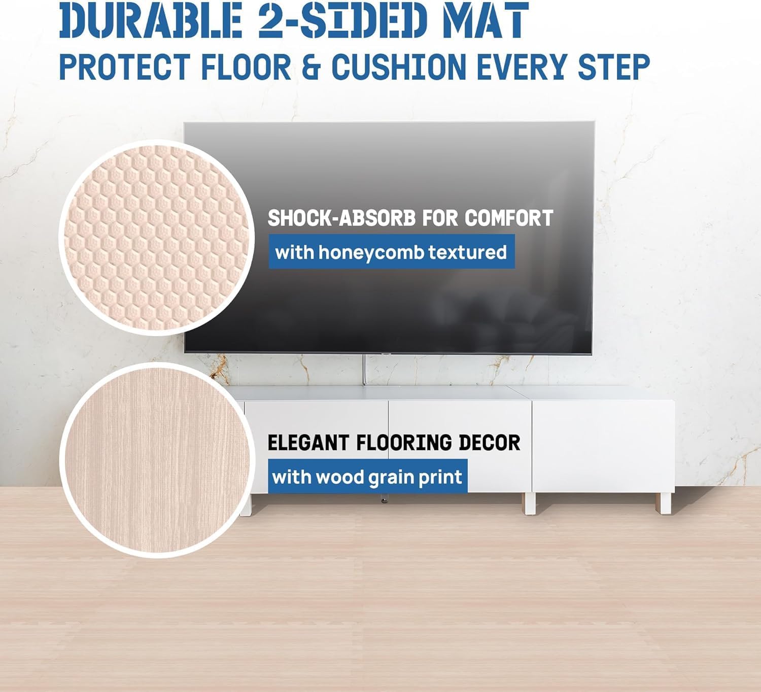 Detalle de Yes4All interlocking foam floor tiles, EVA
