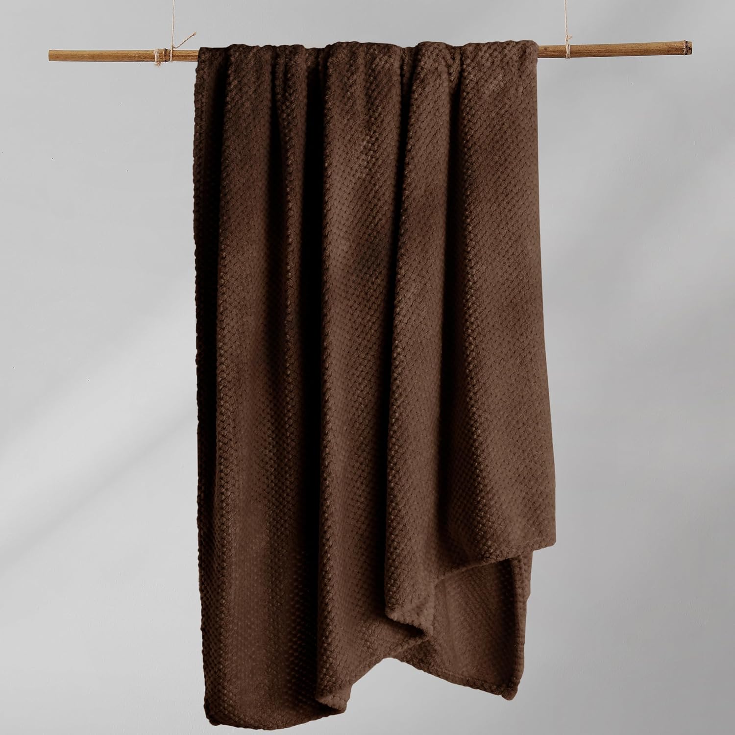 Detalle 1 de DecoKing Henry microvezeldeken 70 x 150 cm, bruin en geruit