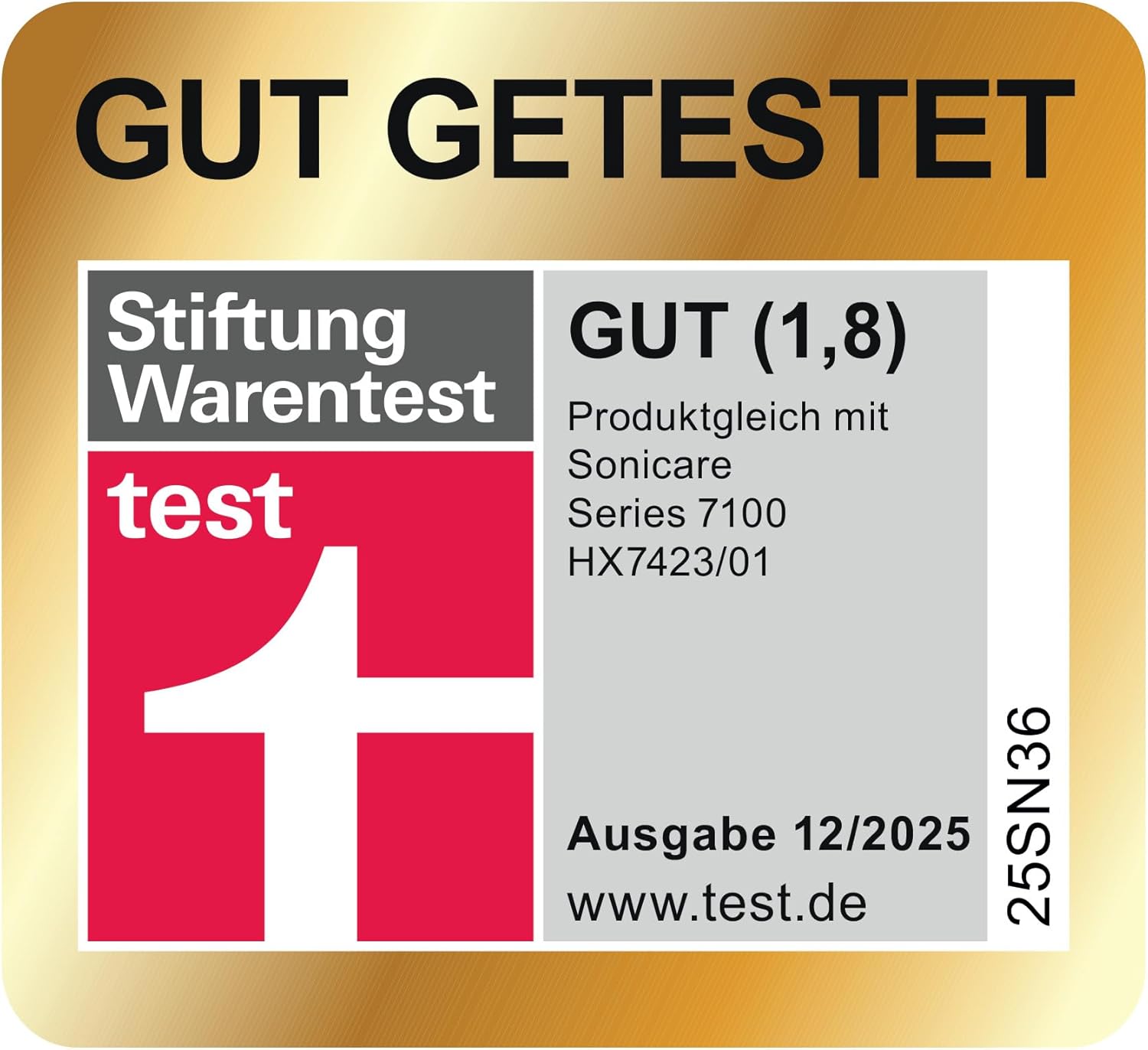 Thumbnail 1 de Philips Sonicare 7100 HX7420/08 – Schallzahnbürste mit App, 4 Putzmodi, 3 Intensitätsstufen