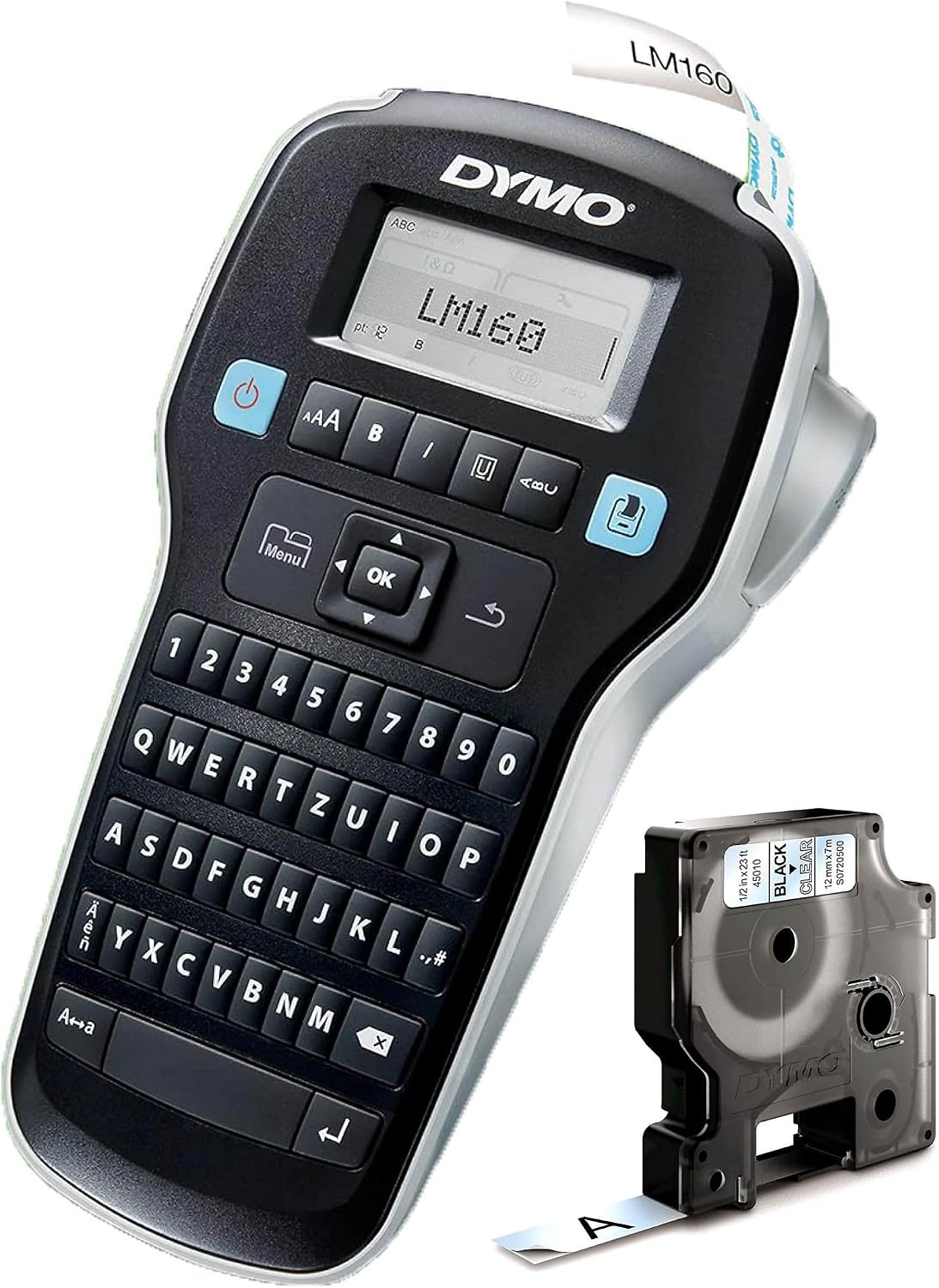 Detalle de Dymo LabelManager 160 : étiqueteuse compacte avec clavier QWERTZ intégré
