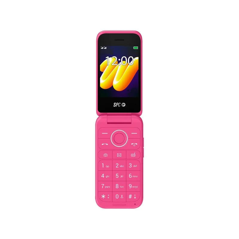 Detalle de Teléfono móvil SPC tapa 4G Dual SIM | Pantalla 2.8" Rosa y batería de larga duración