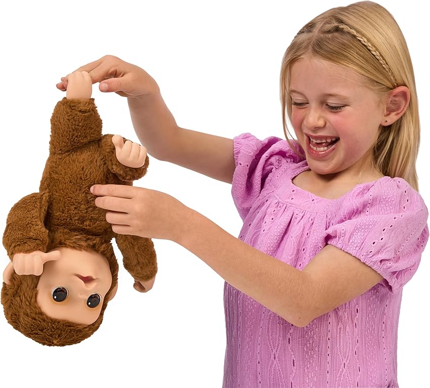 Thumbnail 4 de Little Live Pets My Baby Monkey Mango, 50+ sonidos 🎎