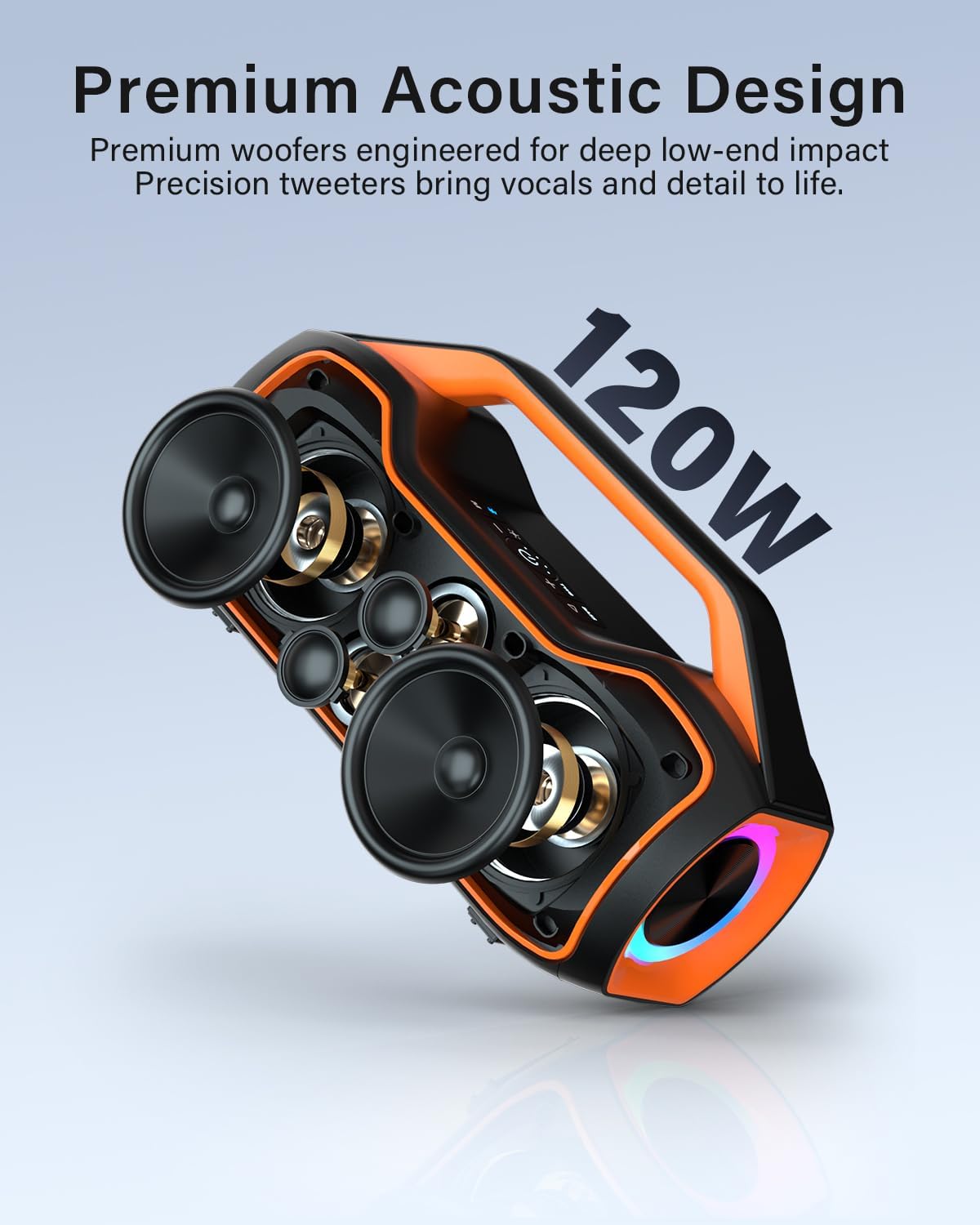 Detalle de Portable Bluetooth Speaker Wireless with 200W Peak Power