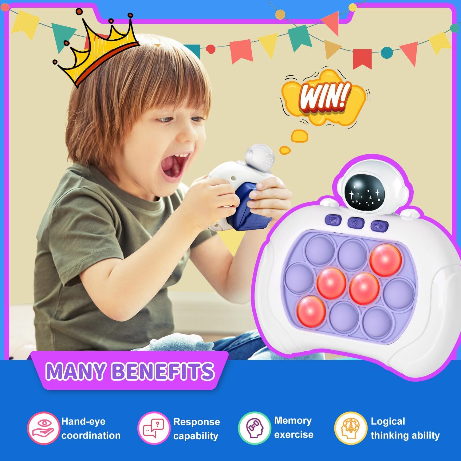Detalle 2 de Quick Push Game Fidget Pro Pop-Handheld