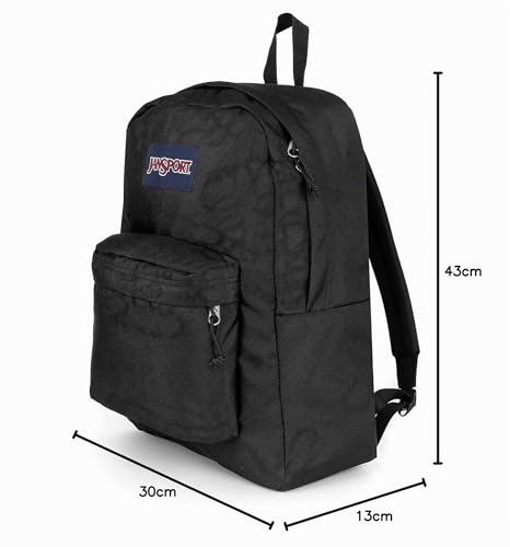 Detalle 1 de JANSPORT Superbreak One: mochila unisex negra, práctica y reconocible