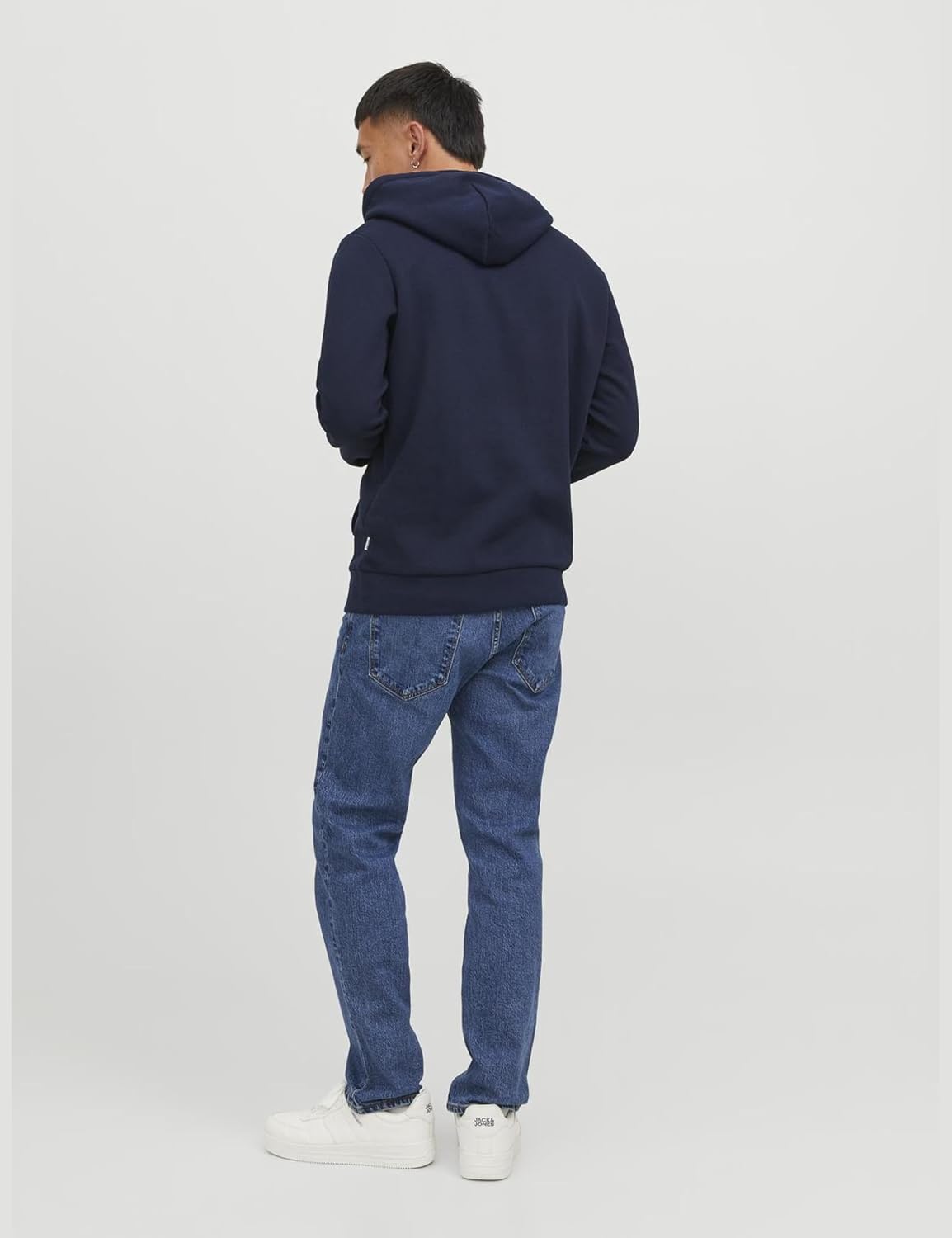 Detalle de Jack & Jones Mens Corp Logo Hoody – Navy Blazer (XX Large)