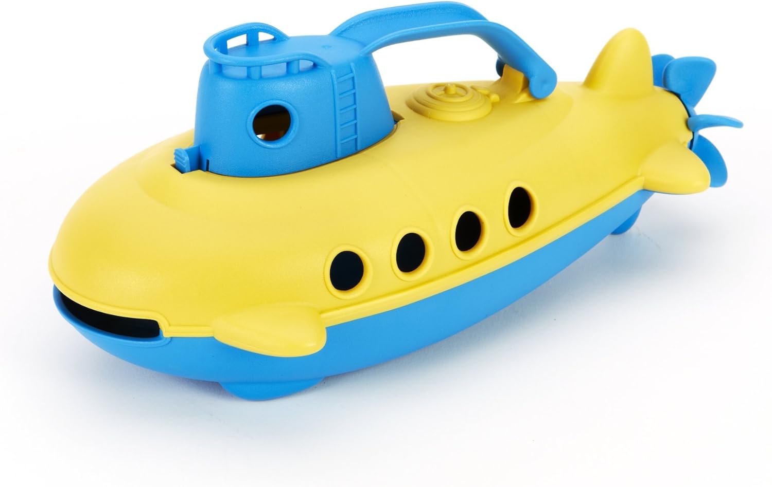 Thumbnail 1 de Green Toys Submarine BPA & Phthalate Free Blue Watercraft with Spinning Rear Propeller