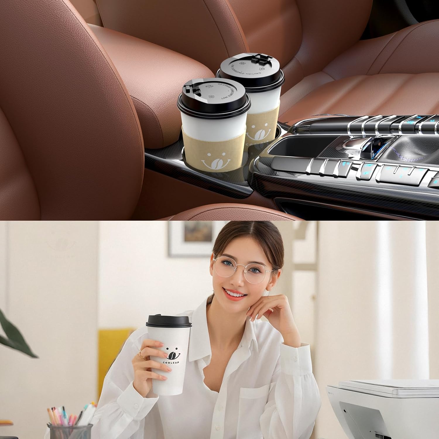 Thumbnail 6 de Coolcap Coffee Cups 16 oz ☕