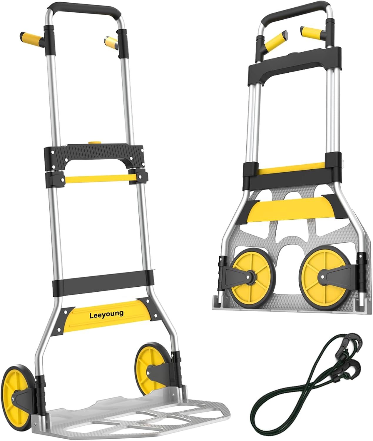 Detalle de Leeyoung Folding Hand Truck, 309 lb Capacity