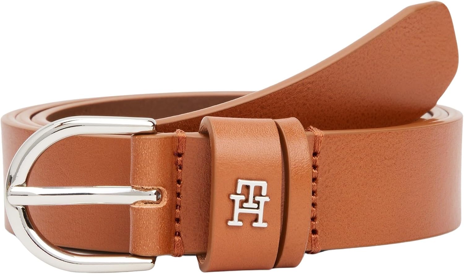 Detalle de Tommy Hilfiger Damen Gürtel Essential Effortless – Ledergürtel, 2,5 cm
