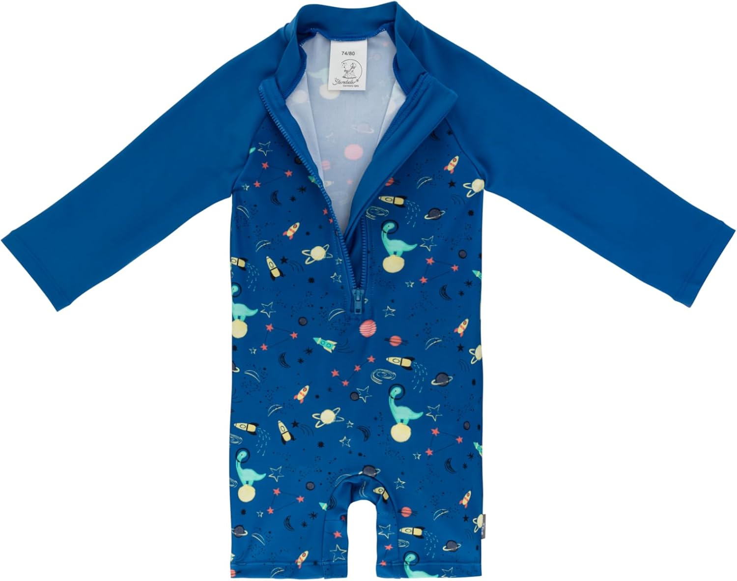 Thumbnail 2 de Sterntaler Jungen Schwimmanzug Weltraum (UV-Schutz 50+, Langarm) – Königsblau, Größe 116