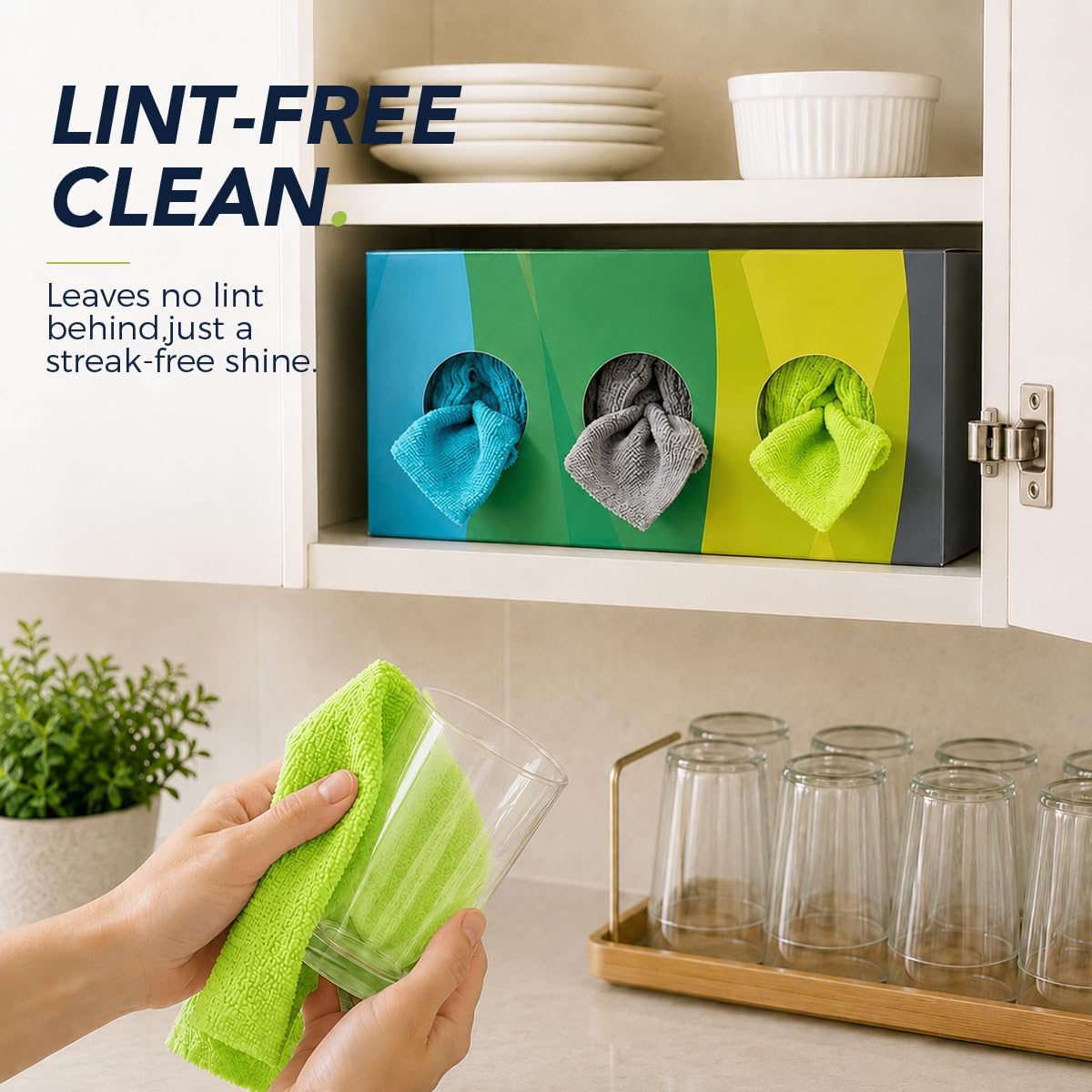 Detalle de UNIMADE Microfiber Cleaning Cloth 150 pack 🧽