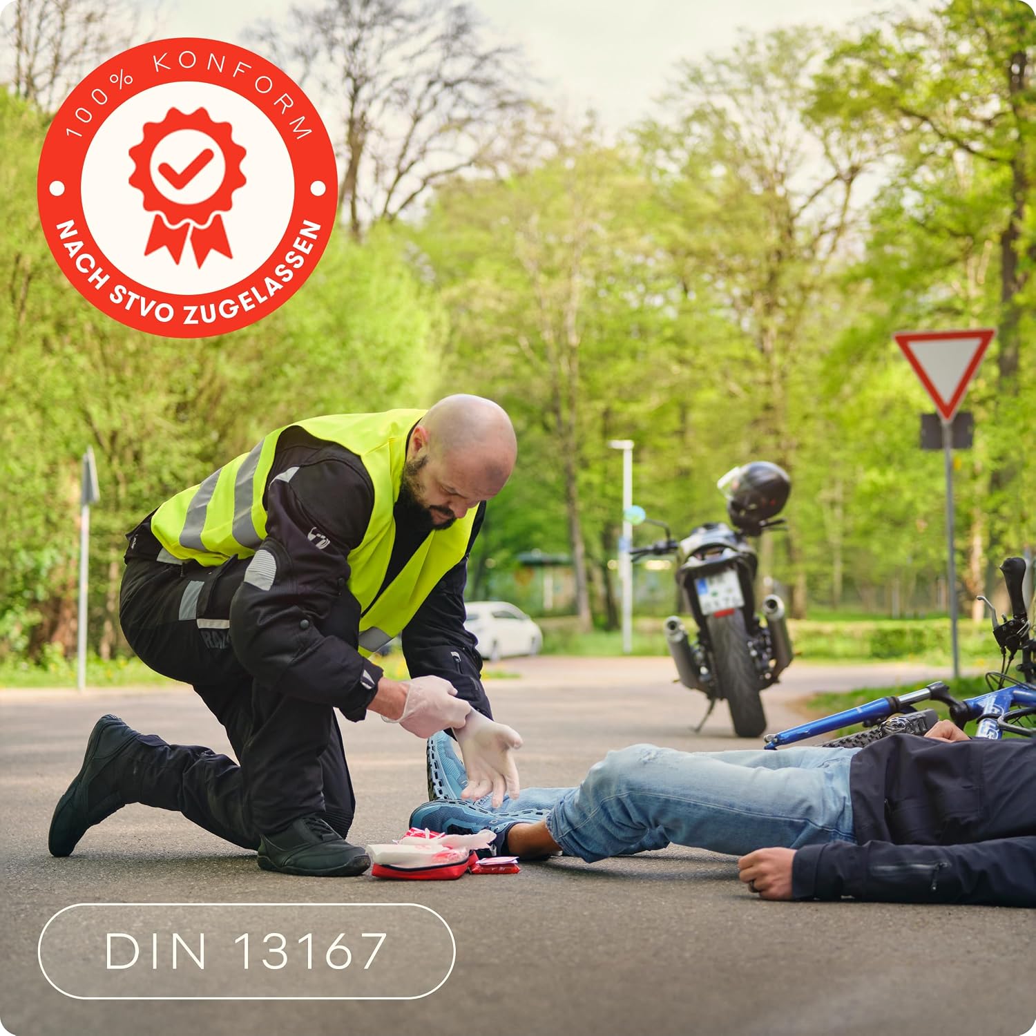 Detalle 2 de PURAHELP Motorrad Verbandskasten 2026 🏍