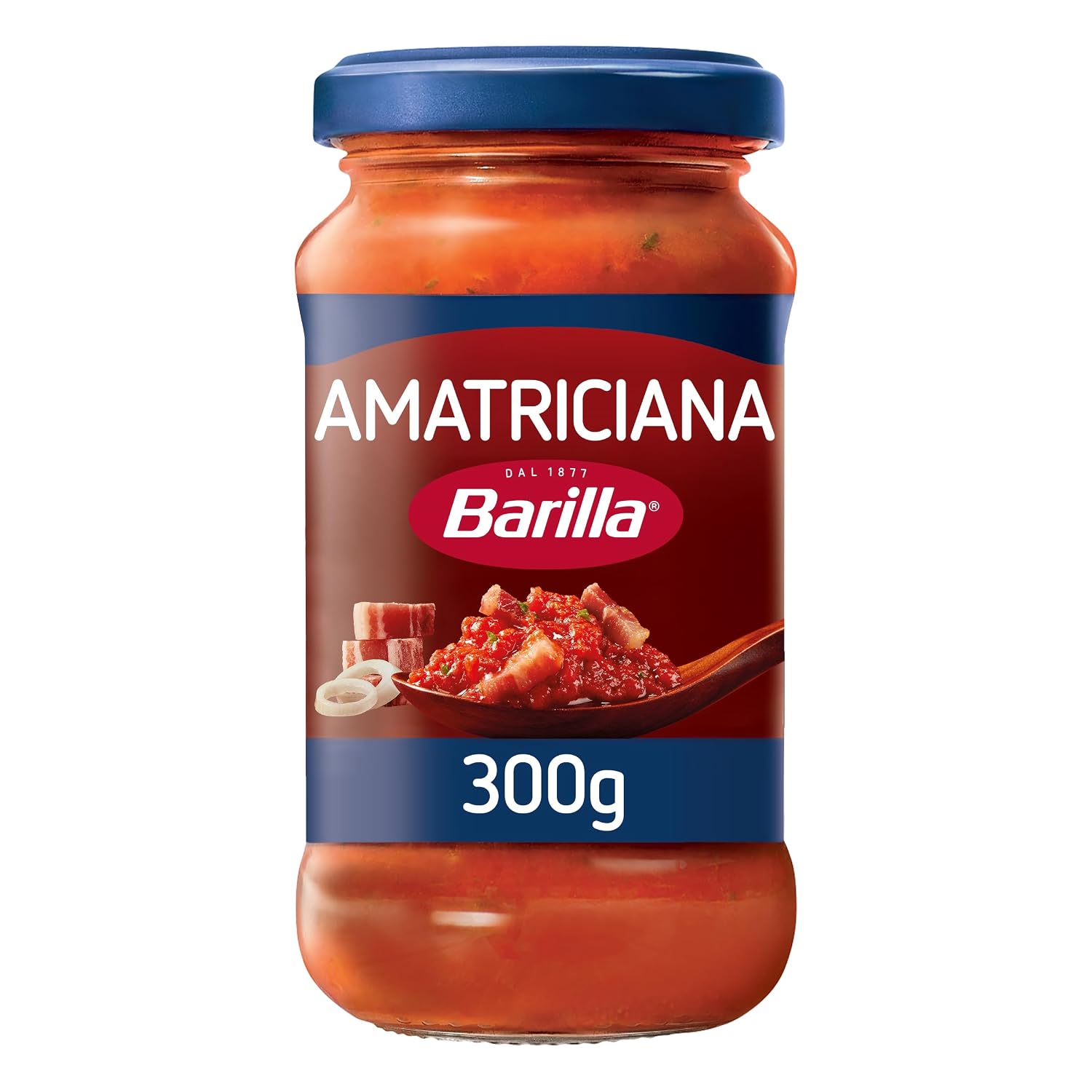 Detalle 2 de Barilla Pastasauce Amatriciana 300 g – 3er Pack