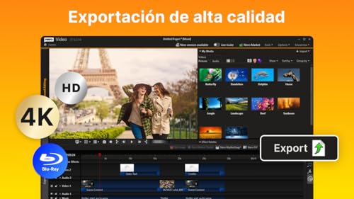 Thumbnail 6 de Nero Video Studio 2025: edición multipista, plantillas y gestión IA para PC