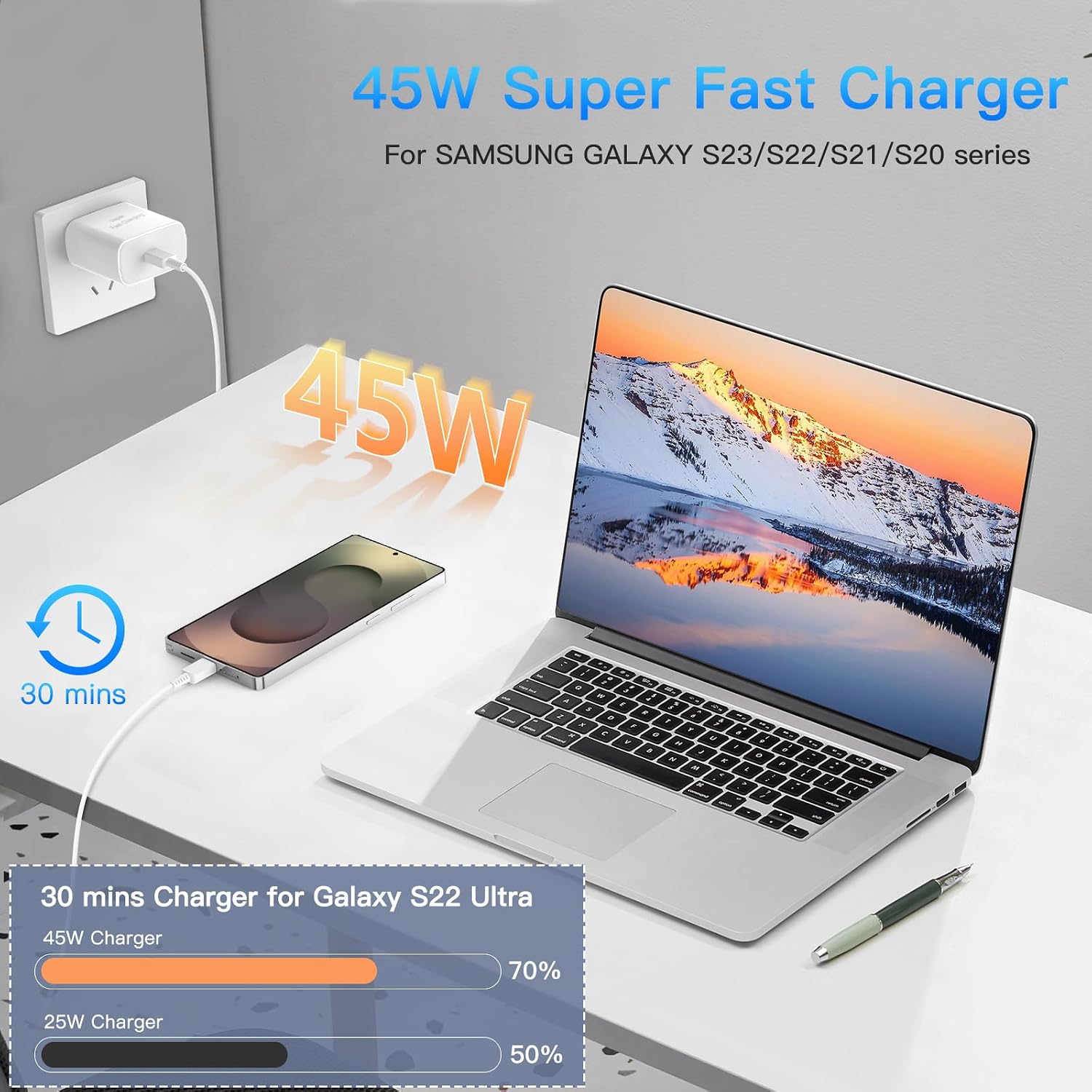 Thumbnail 1 de Mitesbony 45W Super Fast Charger