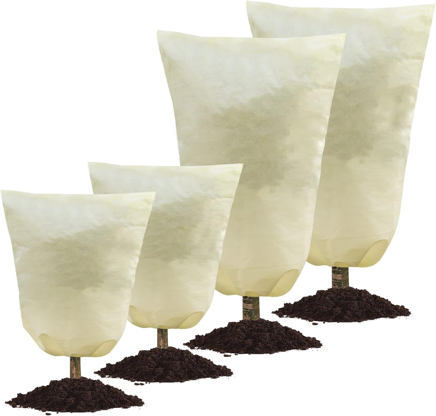 Detalle de MIXC No1 Plant Covers, 2 Sizes with Zippers and Drawstrings