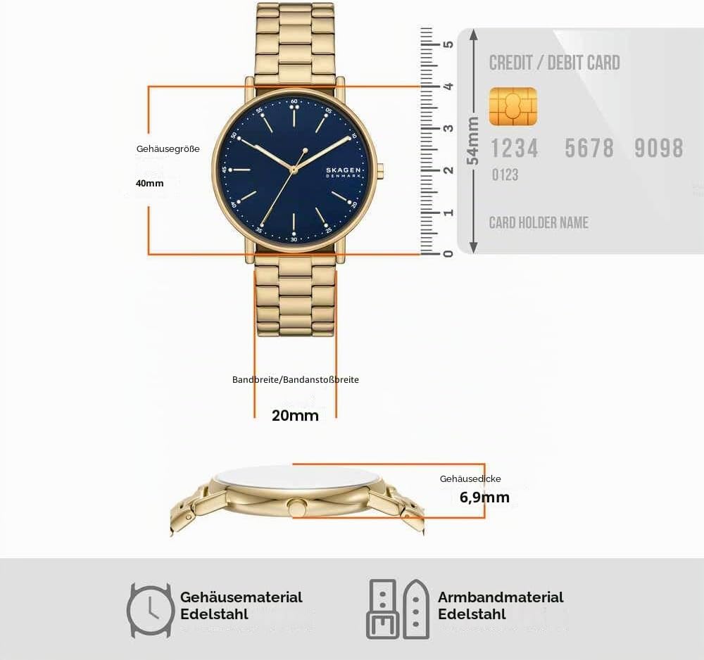 Thumbnail 6 de Skagen Signatur Herrenuhr – Quarz-Dreizeigerwerk mit Edelstahlarmband