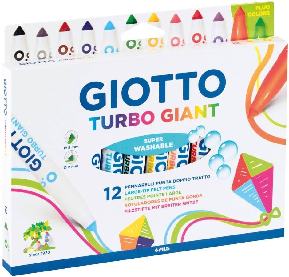Thumbnail 3 de Giotto Turbo Giant Barattolo 32 pennarelli Punta conica – set eco-friendly per la scuola