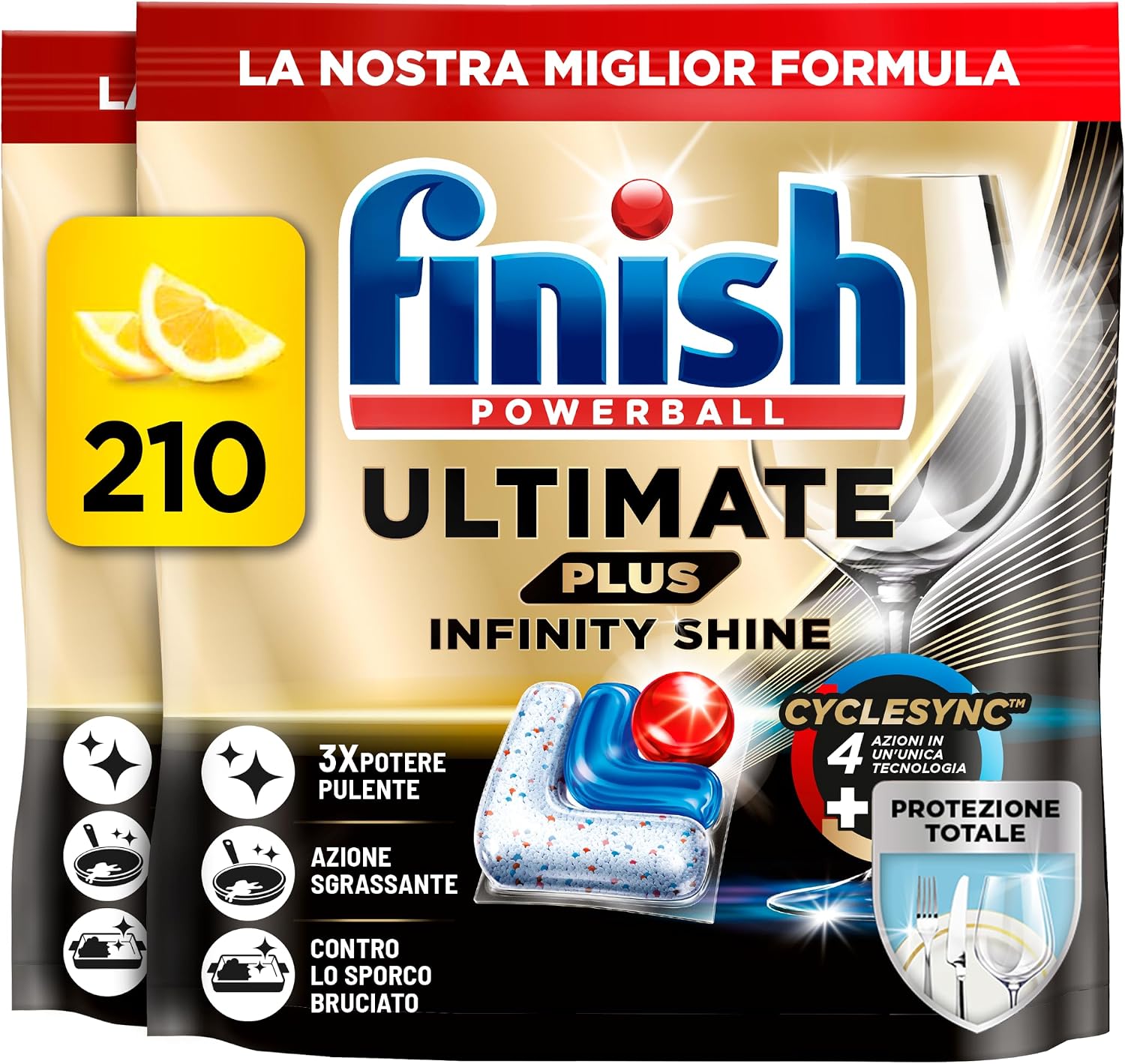 Thumbnail 6 de Finish Ultimate PLUS Infinity Shine Lavastoviglie