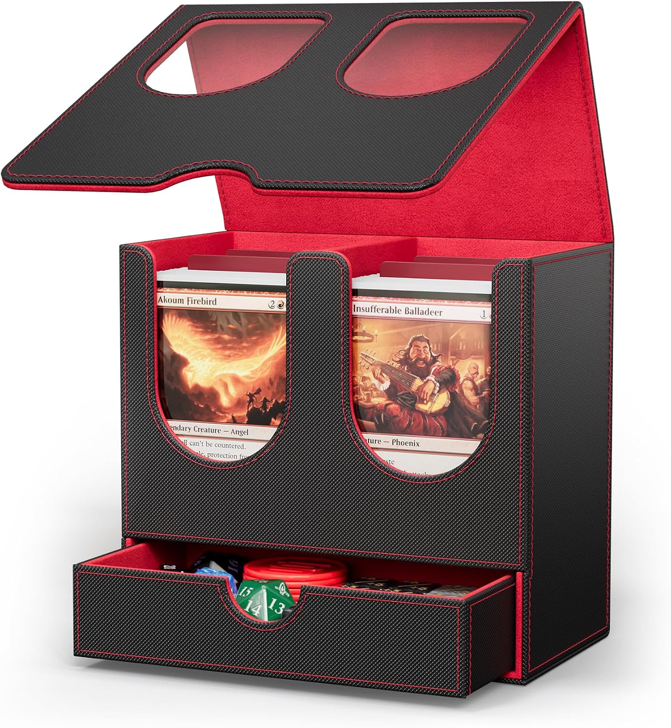 Detalle de Banloga Card Deck Box for 200 Double-Sleeved Cards