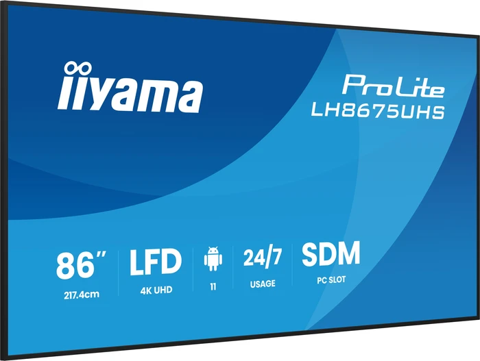 Thumbnail 14 de iiyama ProLite LH8675UHS-B2AG 86" 4K Public Display mit Android 11, iiSignage & FailOver