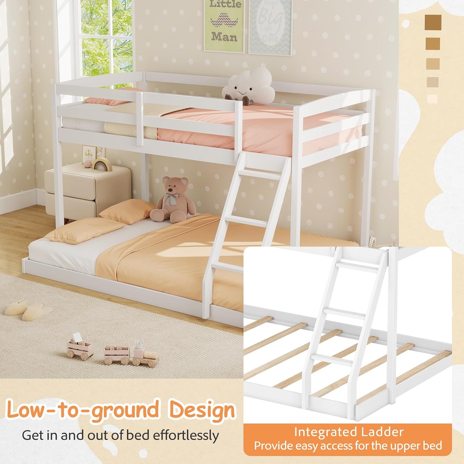 Thumbnail 6 de KOMFOTT Bunk Bed, Twin Over Full