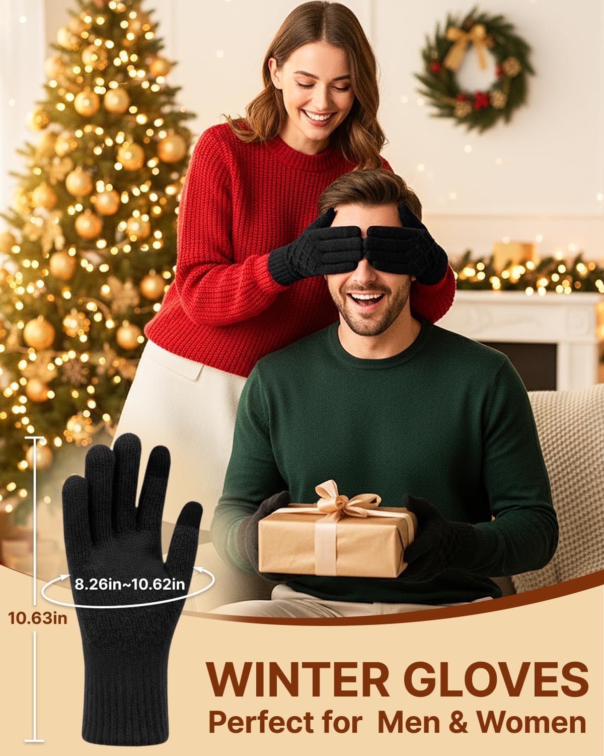 Thumbnail 5 de JYUYNY Winter Gloves for Women Men ⚡