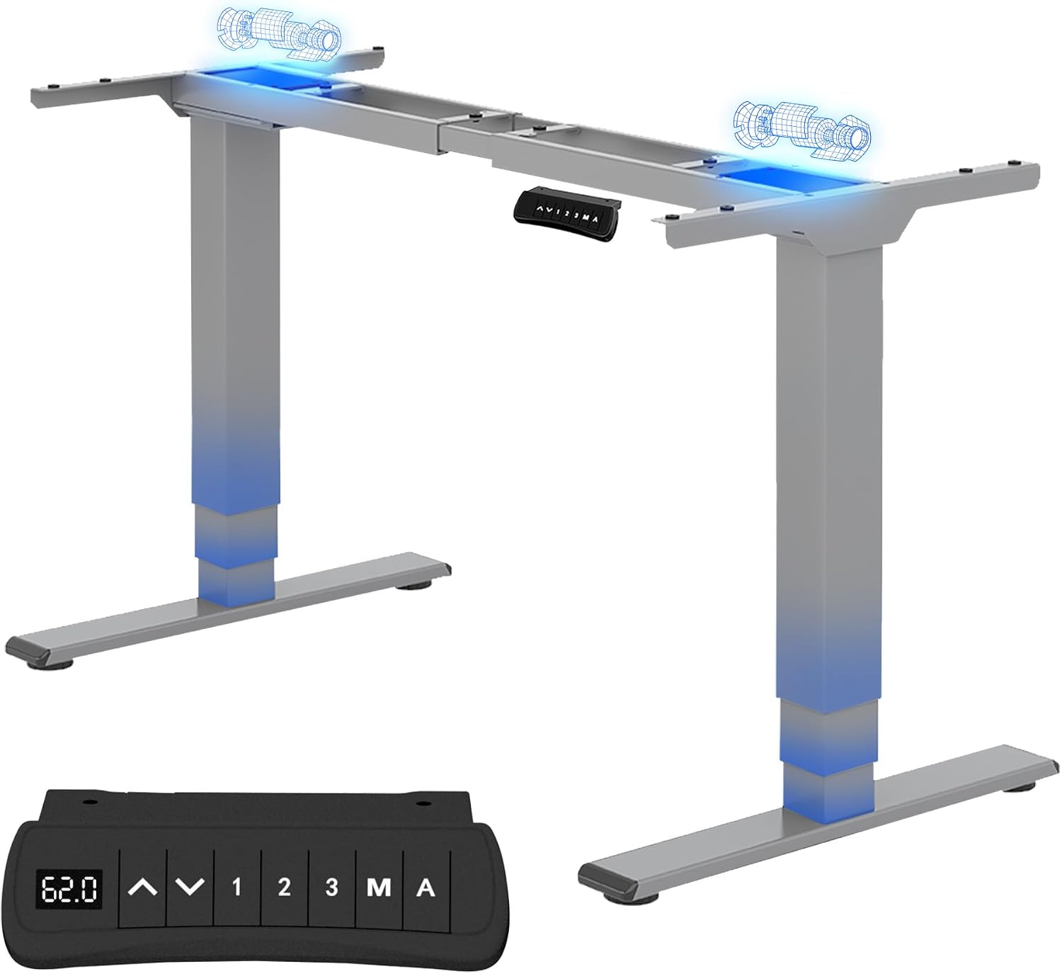 Detalle de FlexiSpot EC5 Bureau assis‑debout 160 kg