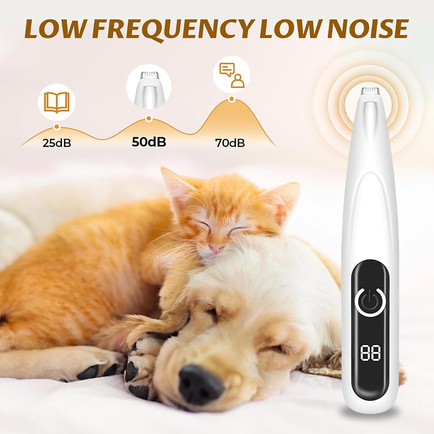 Thumbnail 5 de Paw Trim Pro Pfotentrimmer für Hunde – leiser, wasserfester Scherkopf-Trimmer für Pfoten, Augen, Ohren & Gesicht