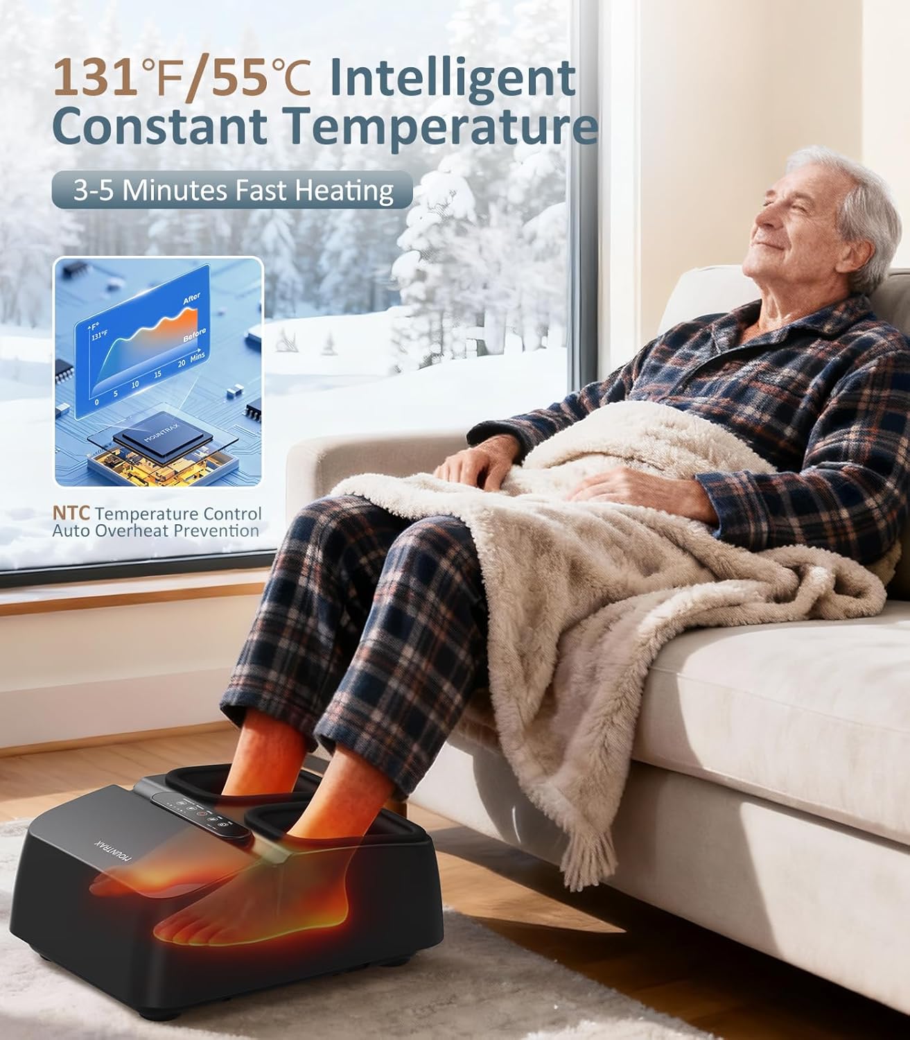 Thumbnail 4 de MOUNTRAX Foot Massager Machine for Plantar Fasciitis 🦶